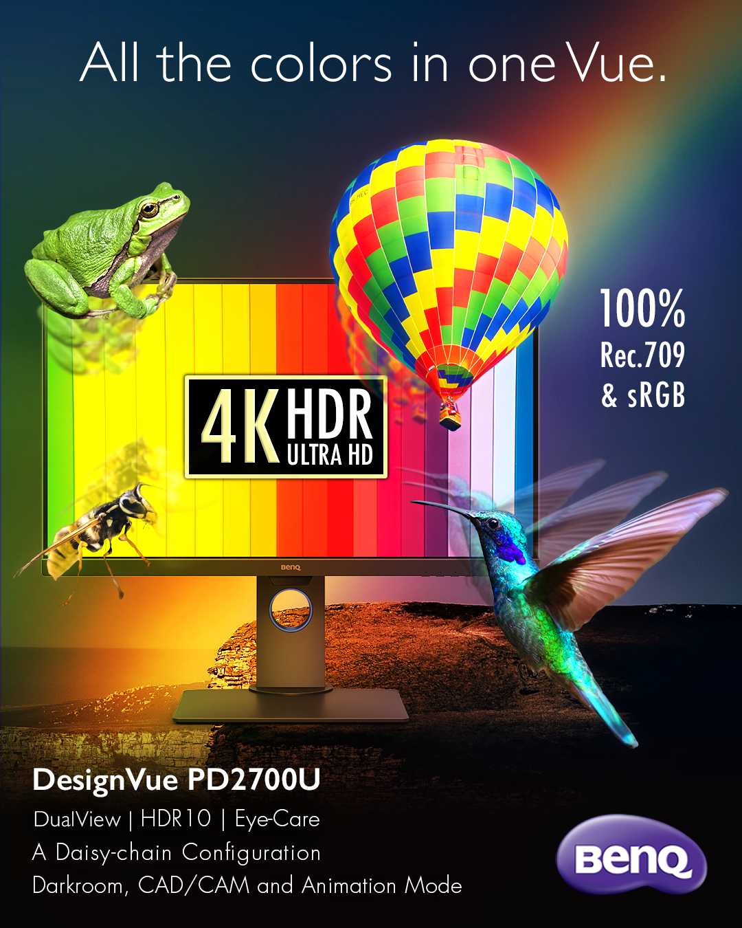 BenQ — Colors · Advertising design
